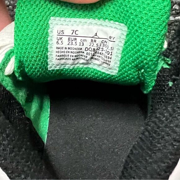 Nike Jordan 1 Mid Toddlers Shoes, Green, New